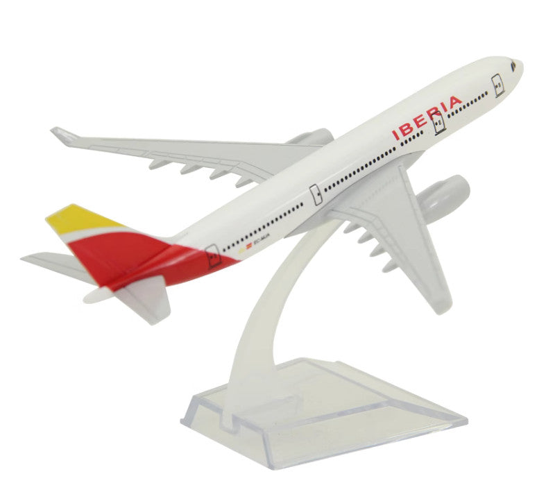 16cm Iberia AIRBUS A330 Passenger Airplane Metal Plane Diecast Aircraft Model