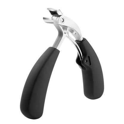 New Stainless Steel Angled Head Ergonomic Large Mouth Toenail Clipper Tool