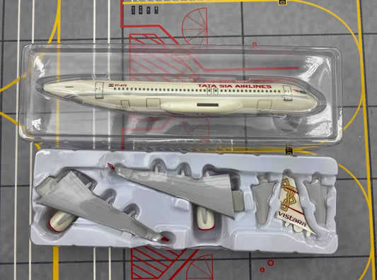 1:200 Hogan VISTARA TATA SIA AIRLINE AIRBUS A320NEO Airplane ABS Plastic Model