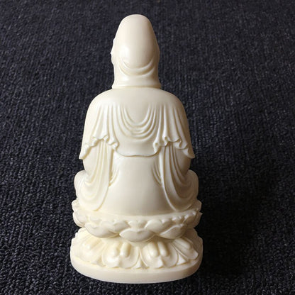 Resin Buddha Lotus Clean Bottle Guanyin Statue Statue Modern Sculpture