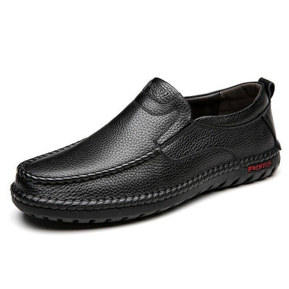 Genuine Leather Men Loafers ShoesMen dress shoes Flat men Driving Shoes