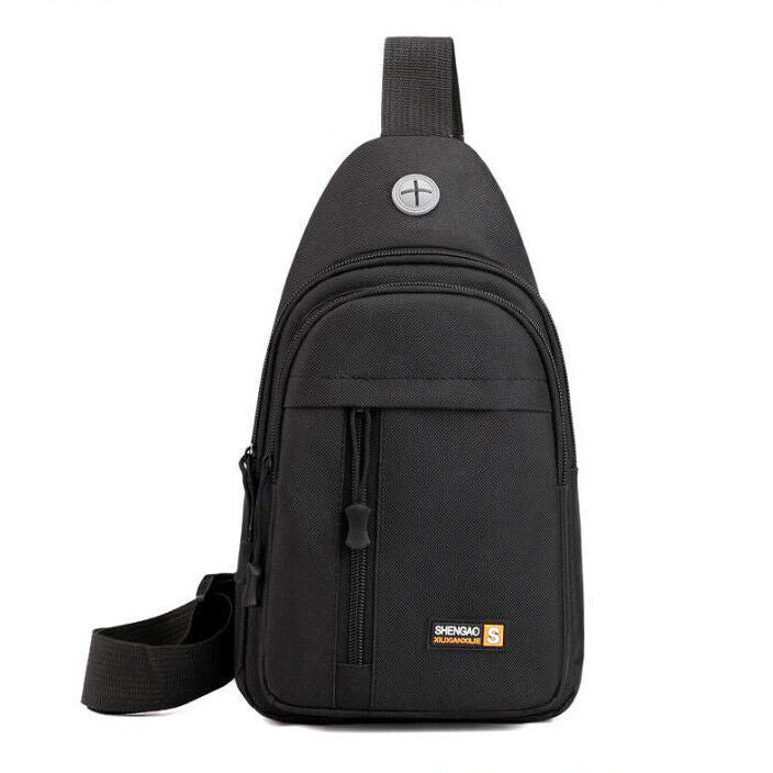 Nylon Tactical Sling Bag Crossbody Backpack Mens Casual Shoulder Chest Bags Gift