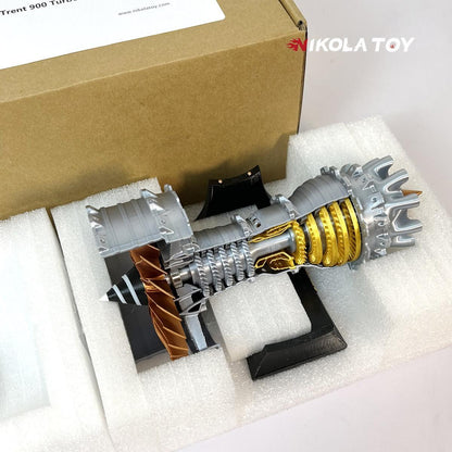 21cm Trent900 Turbofan Engine Model A380 Aircraft Engine Model Rotatable