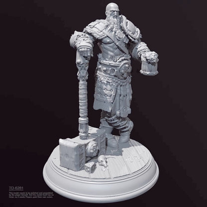 1/24 resin figure model kitHammer Warrior 3D Printing Unassembled Unpainted