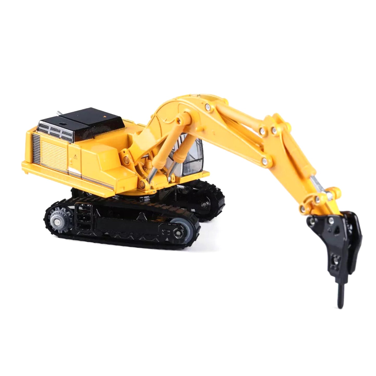 16.8cm Alloy 1/87 Tracked Broken Machine Construction Vehicle Model Decor