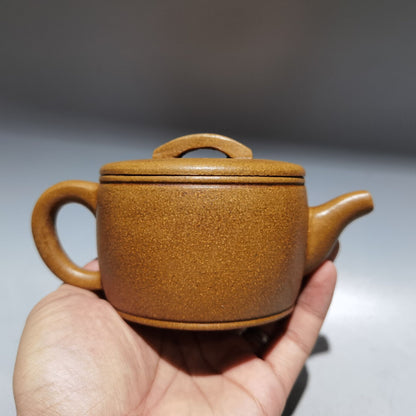 Chinese Yixing Zisha Clay Handmade Exquisite Teapot（汉瓦套 低款：浙甯玉成窑）