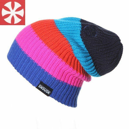 Autumn Winter Ski Hat Snowboard Winter Skating Beanies Head Warm Acrylic Thermal