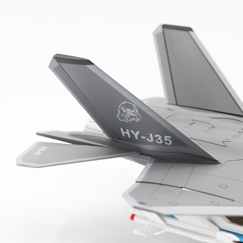 1:48 36CM CHINA J-35 Fighter Jet Airplane Diecast Military Aircraft Plane Model