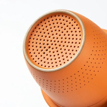 Ceramic Persimmon Mug Orange Tea Cup With Saucer And Infuser Office Tea Cup Mugs