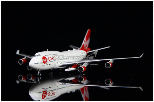 1:400 JC Wings Virgin Orbit BOEING 747-400 Passenger Airplane Diecast Model