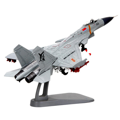 1:100 J-15 Fighter Attack Metal Diecast Airplane Model Collection Gift
