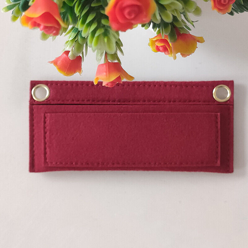 Multi-Pocket Insert Bag Felt Purse Clutch Handbag Liner Wallet Tote Organizer