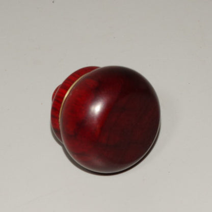 Red Sandalwood Snuff Bottle Chinese Tibetan Style Solid Wood Snuff Container