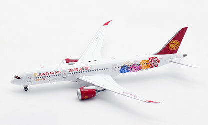 1:400 Aviation JUNEYAOAIR BOEING B787-9 Passenger Airplane Diecast Plane Model