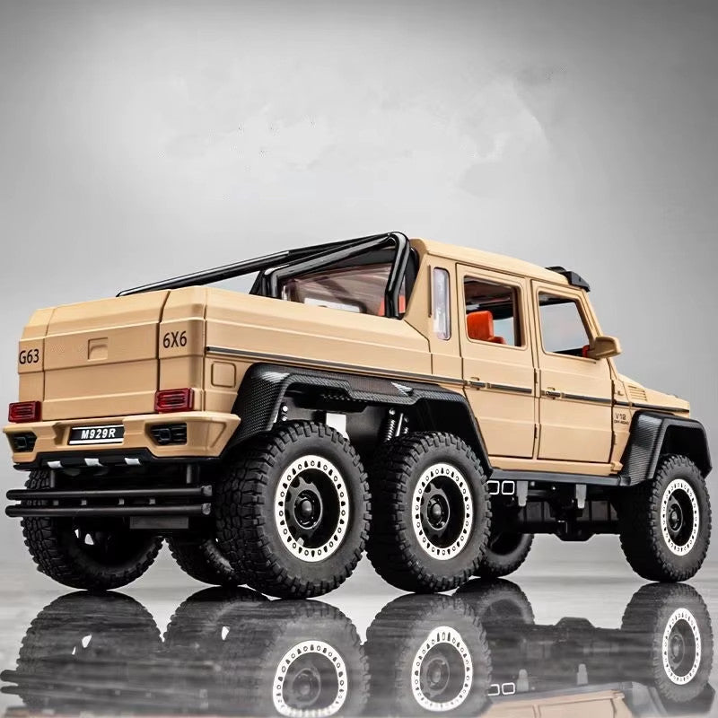 1:20 G65 G63 6*6 Tire Alloy Car Model Diecast & Toy Metal Off-Road Vehicles Car