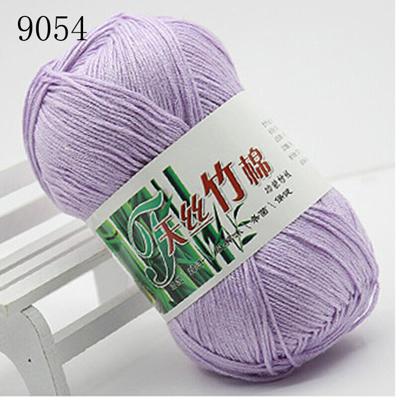 Hot Sale 50g Soft Bamboo Crochet Cotton Yarn Knitting Baby Knit Wool Yarn