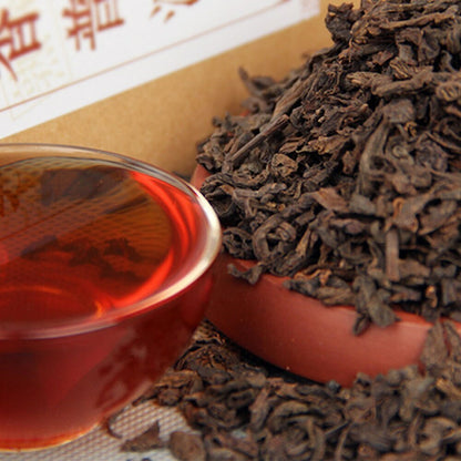 Muzhi 2017 Chen Xiang Puer Loose Leaf Shu Puer Tea 120g/Box China Ripe Pu-erh