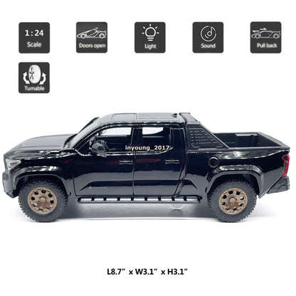 1/24 Tacoma Pickup Truck Model Car Diecast Toy Vehicle Toys for Boys Kids Gifts