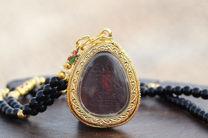 Temple Talisman Wealth Money GOOD LUCK BLESS Buddha Pendant Amulet Belief