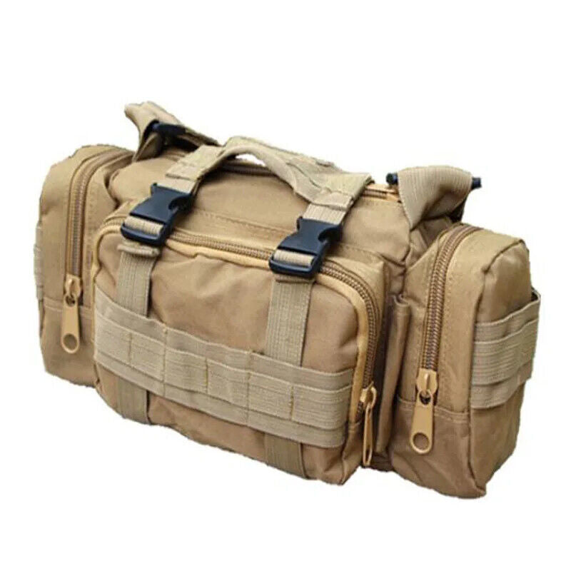 Military Tactical Backpack Pack Waist Bag Molle Camping Hiking Chest Bag
