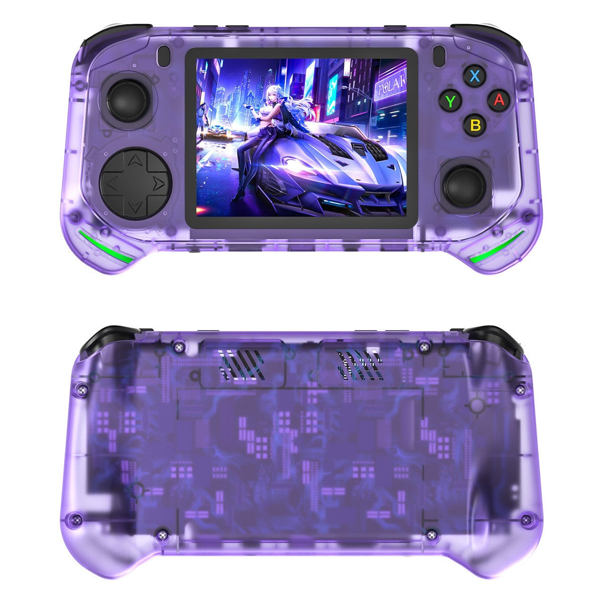 RX6H Handheld Game Console with 64G-128G, Open Source Linux System 3.5 inch
