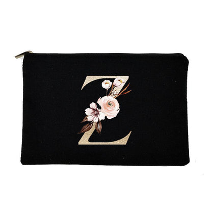 Makeup Bag Letter Print Traveling Case Organizer Storage Pouch Purse 14*22*14 CM