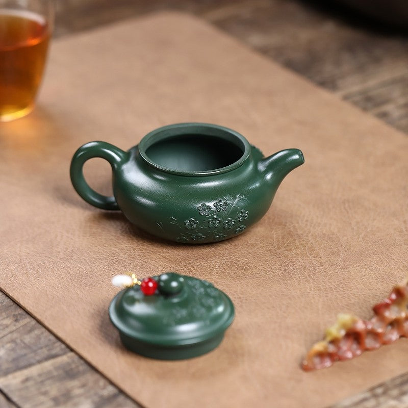 Handmade Tea Pot Marked Chinese Real Yixing Zisha Purple Clay Master Pot 180ml