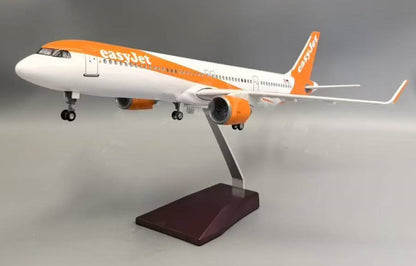 47CM 1:95 easyJet AIRBUS A321NEO Passenger Airplane Landing Gear Resin Model