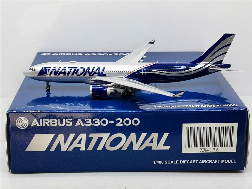1:400 JC Wings NATIONAL A330-200 Passenger Airplane Diecast Aircraft Model