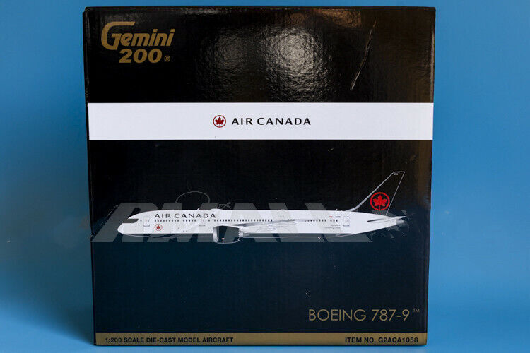 1:200 GeminiJets AIR CANADA BOEING 787-9 Passenger Airplane Diecast Plane Model