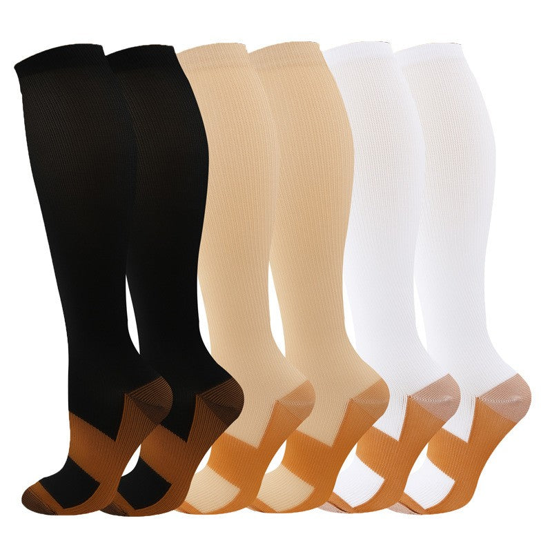 5/6pairs Compression Socks Stockings Womens Mens Knee High Medical