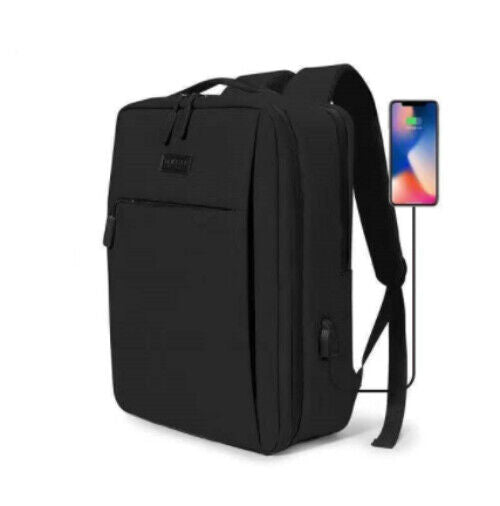 Men Backpack Charging Male Laptop Bagpack Business Travel Luggage Bag