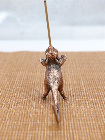Mouse Shaped Incense Holder Desktop Ornaments Incense Burner