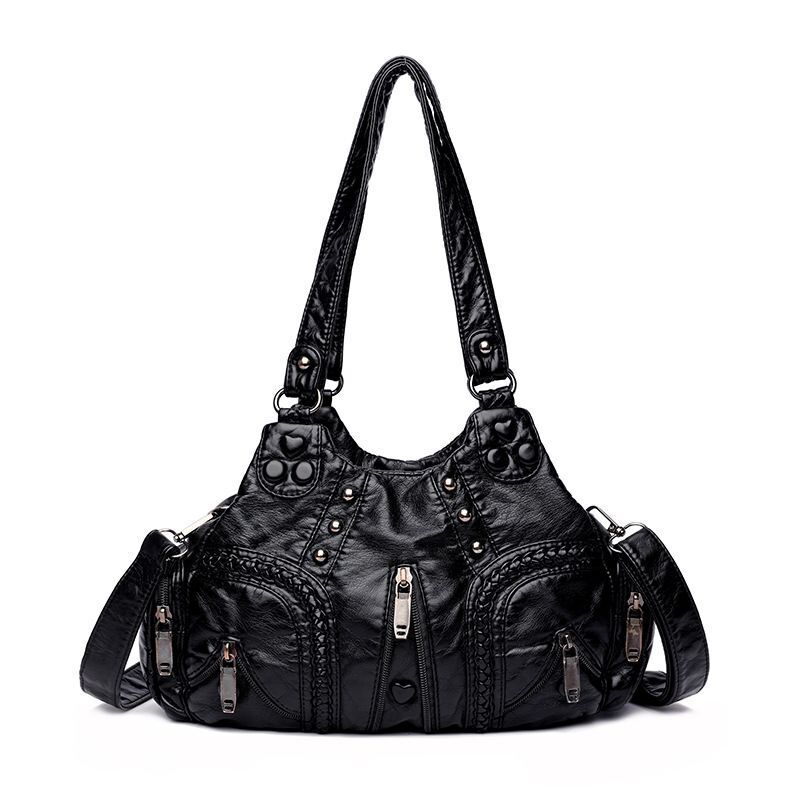 Small Handbags Satchel Handbag Soft Synthetic Shoulder Bag Dumpling Purse Bags