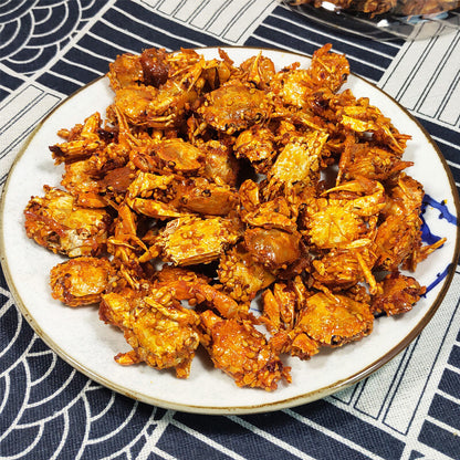 250g Spicy Sea Crab Small Crabs Instant Crispy Snack Canned
