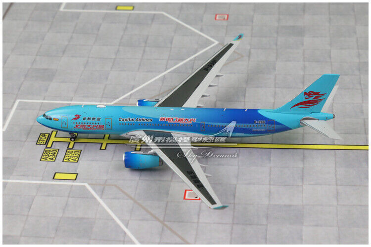 1:400 JC Wings Capital Airlines AIRBUS A330-200 Passenger Airplane Diecast Model