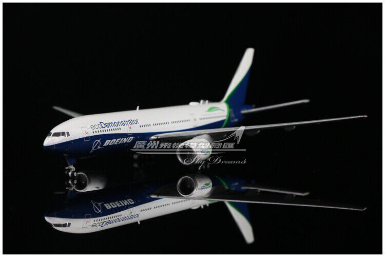 1:400 JC Wings BOEING 777-200 Eco Demonstrator Passenger Airplane Diecast Model