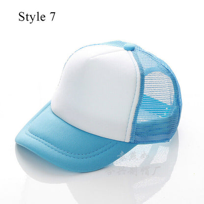 Parent-child Sun Hats Travel Soild Color Caps Baseball Caps Children Classic