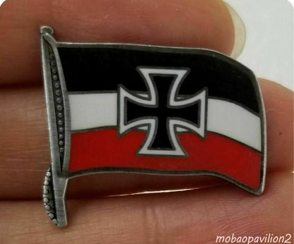 WW2 German Iron Cross Flag Pin Badge LUFTWAFFE Wehrmacht with Box Collection