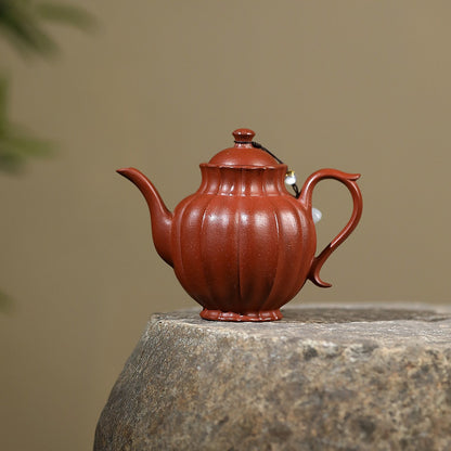 310ml Retro Yixing Purple Clay Teapots Handmade Raw Ore Mud Kettle