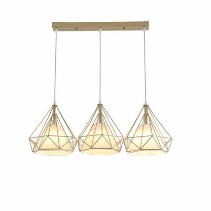 Nordic Pendant Lights Three-head Restaurant Pendant Dining Room Lamp Shop Front