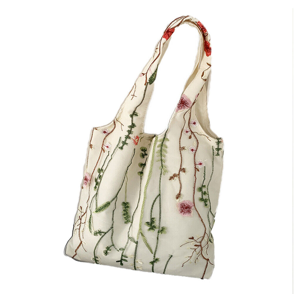 Womens Tote Bags Handbags Large Capacity Embroidery Shoulder Bag Top-handle Bag