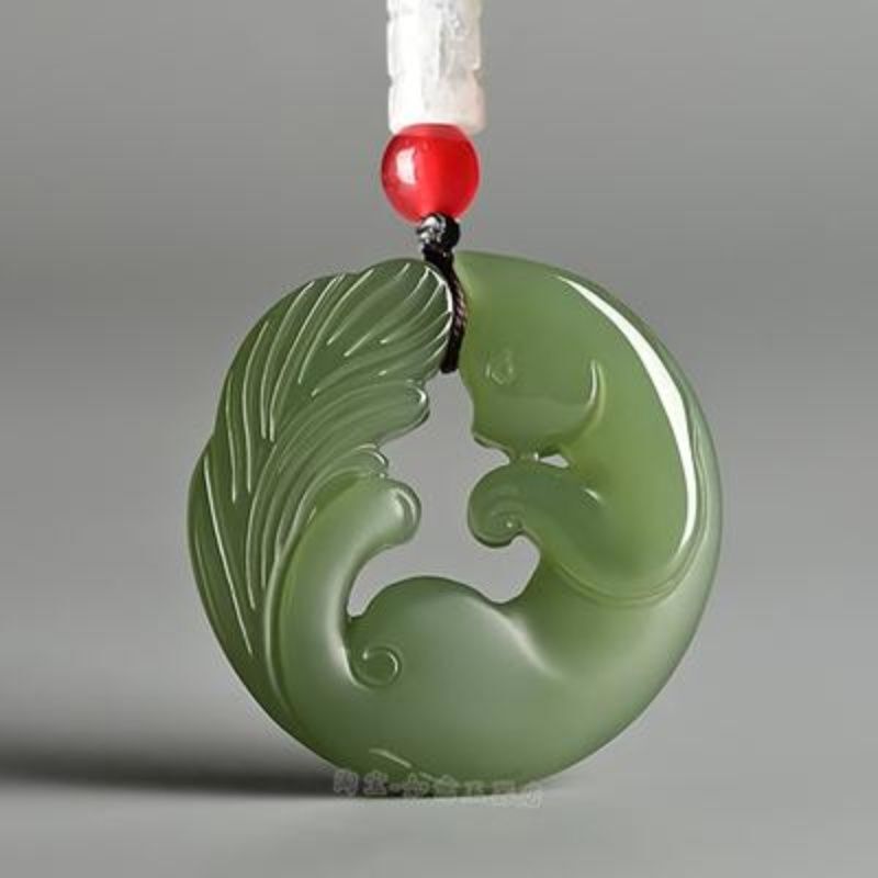 Hetian Jade Pendant Men's Jade Pendant Necklace