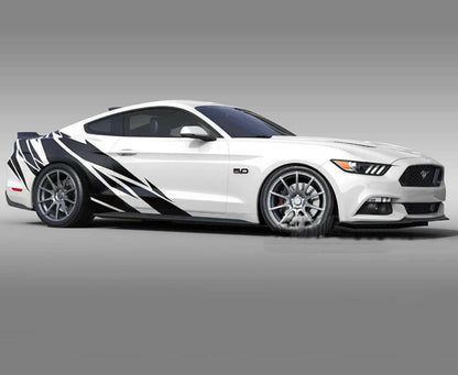 Graphic Vinyl Stripe Side Door Car Sticker Side Decal Kit For All models Custom