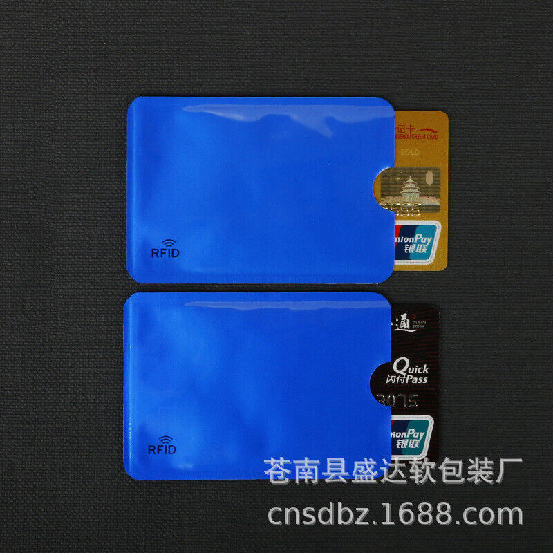 Credit Card Card Case Anti Rfid Bank Metal Card Holder Bag Holder Protector Card