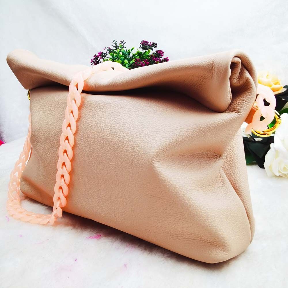 Cowhide Mobile Phone Purse Handbag High Portable Genuine Leather Handbag 32*28CM