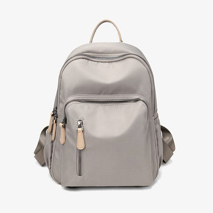 Backpack Fashion Bag Pack Waterproof Travel Bag Oxford Cloth Rucksack Gray/Black