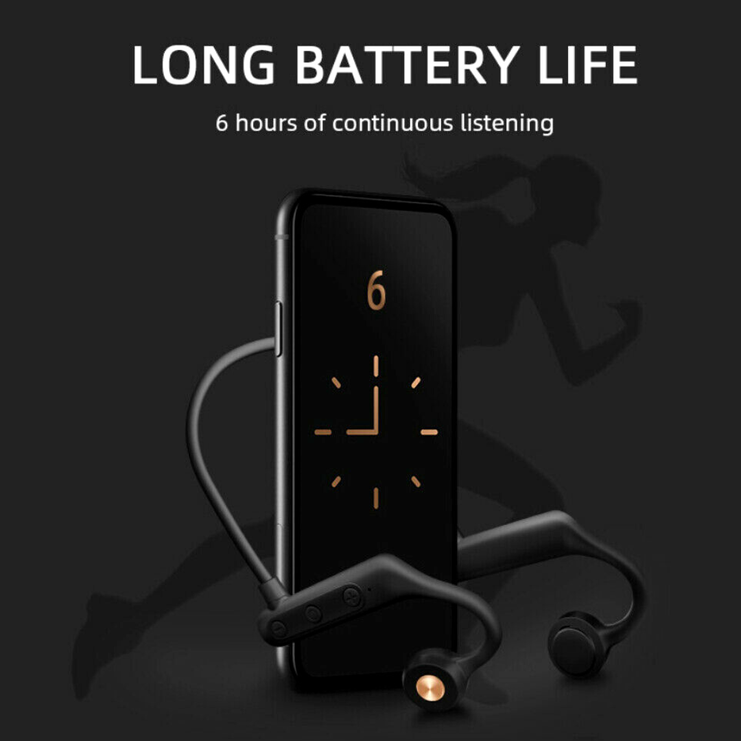 2023 Ear hook Headphones Bluetooth 5.0 Wireless Headband Earbuds Headset Stereo