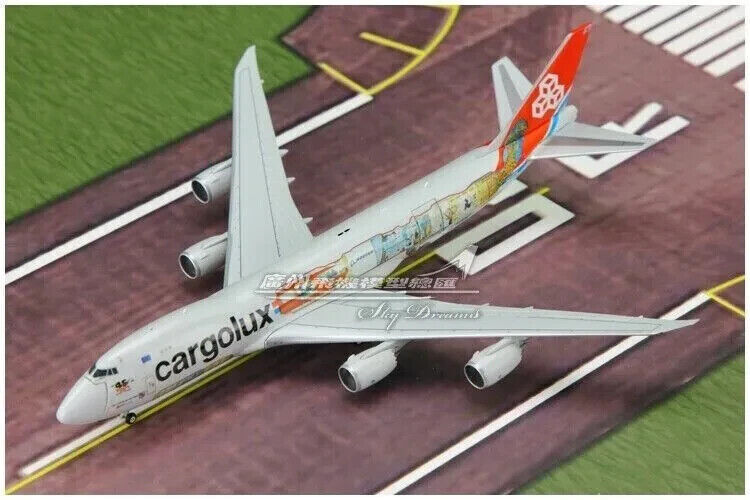 1:400 JC Wings Cargolux BOEING 747-8F Airfreighter Plane Diecast Airplane Model