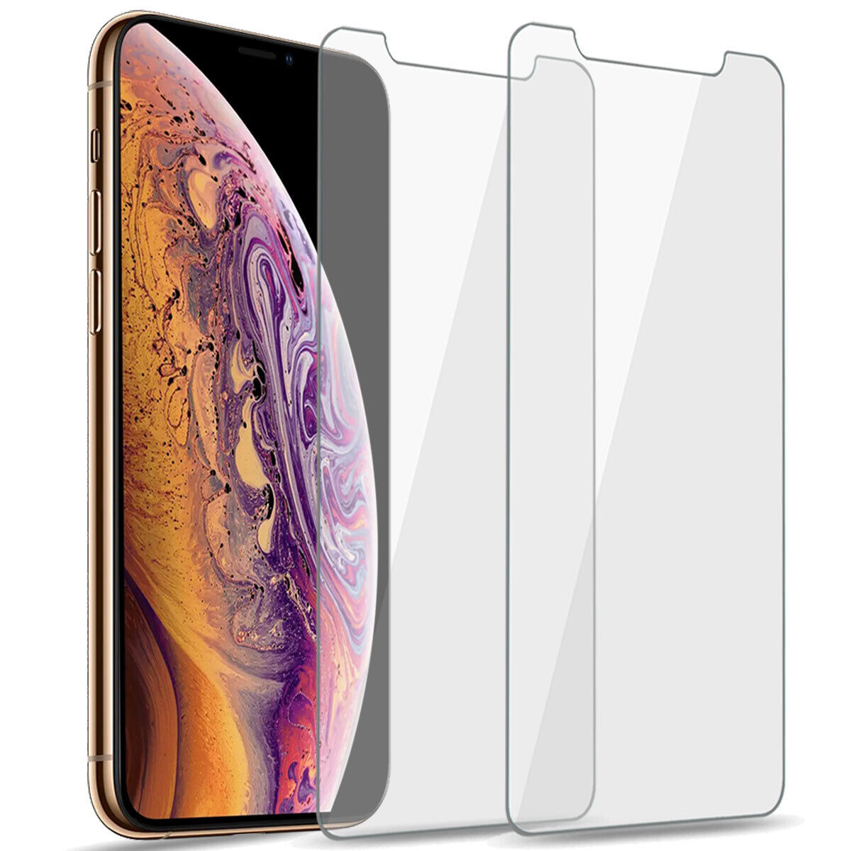 For Apple iPhone X / XS / XR / XS Max Tempered Glass Slim Clear Screen Protector